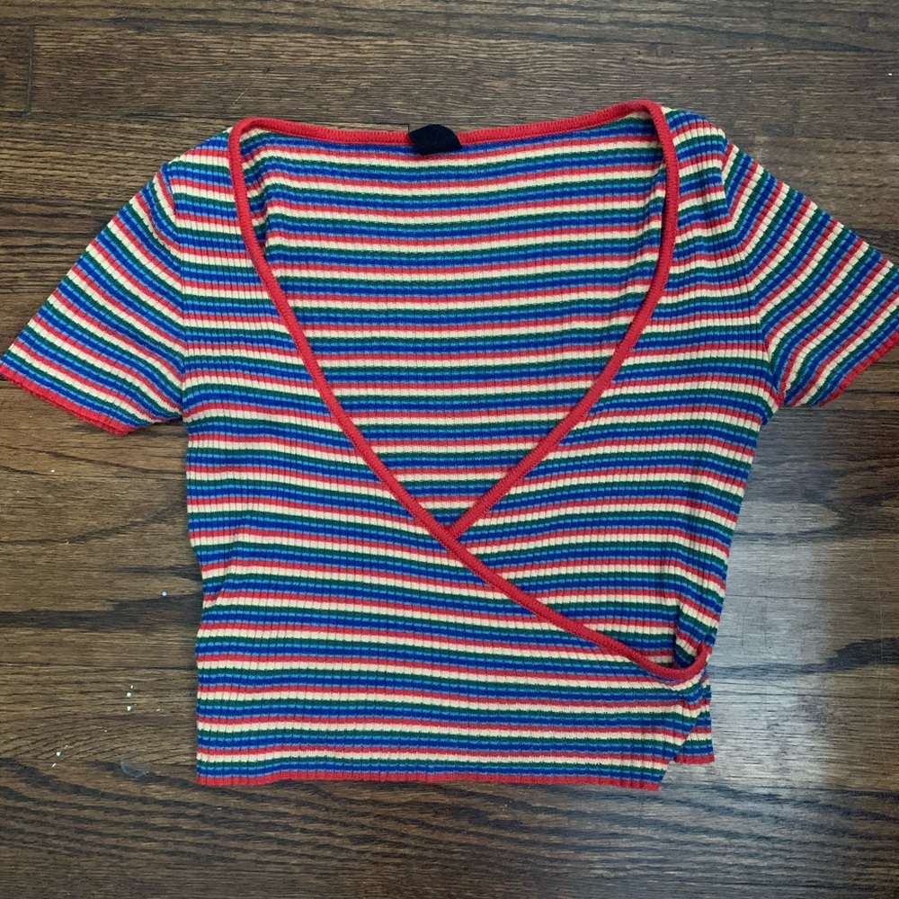 Rainbow Striped Top - Picture 2 of 2